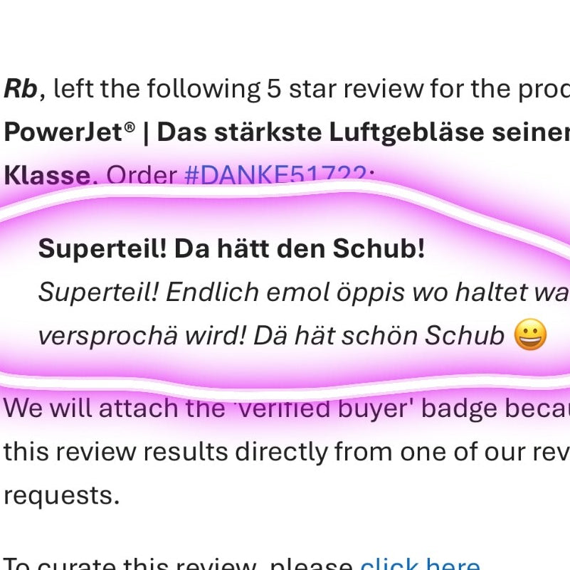 PowerJet® | Das stärkste Luftgebläse seiner Klasse